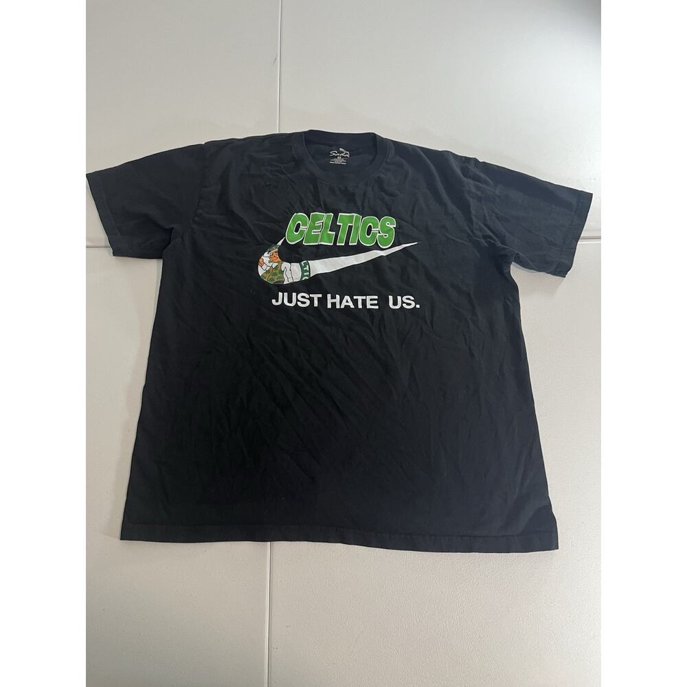 Boston Celtics Just Hate Us T Shirt Size 2x